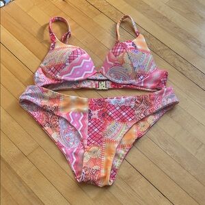 Kulani Kinis Pink and Orange Bikini